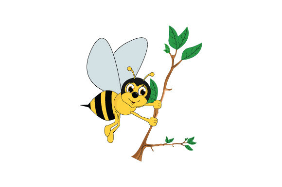 Download Cute Bee Illustration Design - Bee illustration Collection