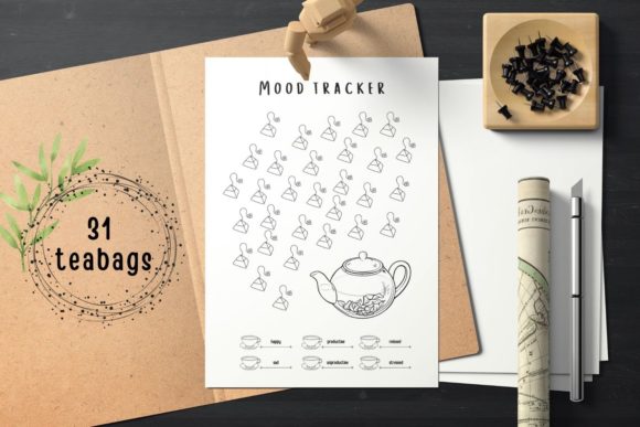Download Monthly Mood Tracker Planner Printables - Planner Collection