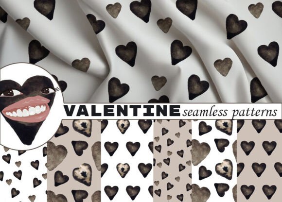 Download Valentine's Day Seamless Pattern, Hearts - Hearts Collection