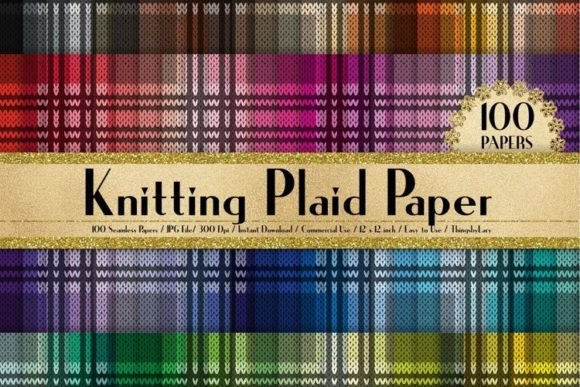 Download Seamless Knitting Plaid Papers - Plaid papers Collection