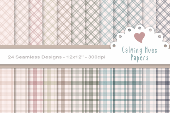 Download Calming Hues Gingham Plaid Papers - Plaid papers Collection