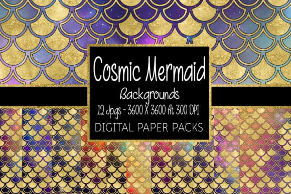 Download Cosmic Mermaid Background Papers - Background papers Collection