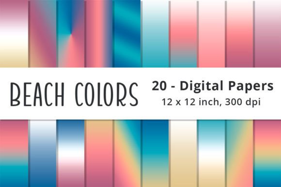 Download Beach Color Gradient Background Papers - Background papers Collection