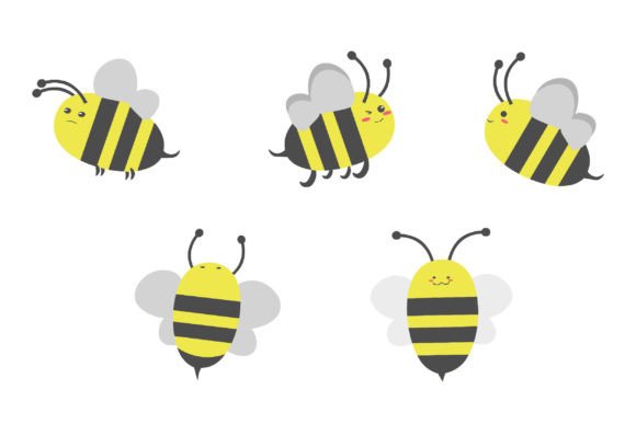Download Bee Illustration Set - Bee illustration Collection